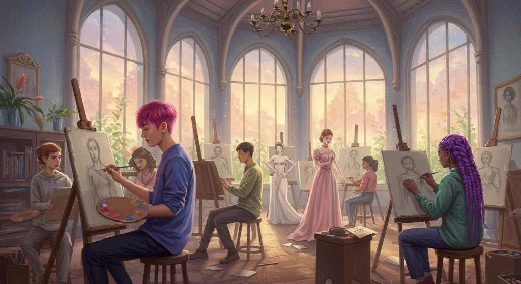 마니의 인체 드로잉