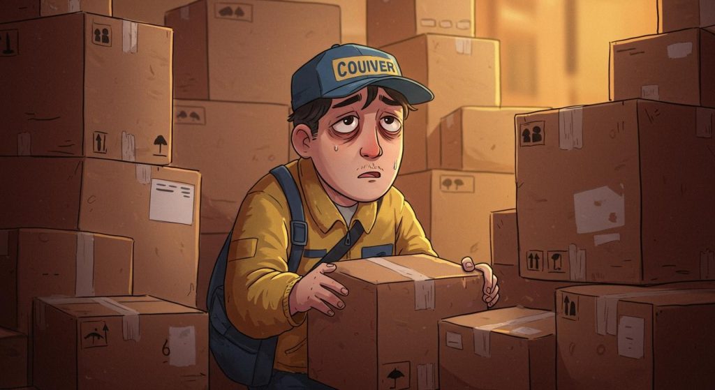 까대기,이종철,6년간 택배 일을 하며 만화를 그린 작가의 경험을 바탕으로 한 현실적 작품