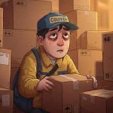 까대기,이종철,6년간 택배 일을 하며 만화를 그린 작가의 경험을 바탕으로 한 현실적 작품