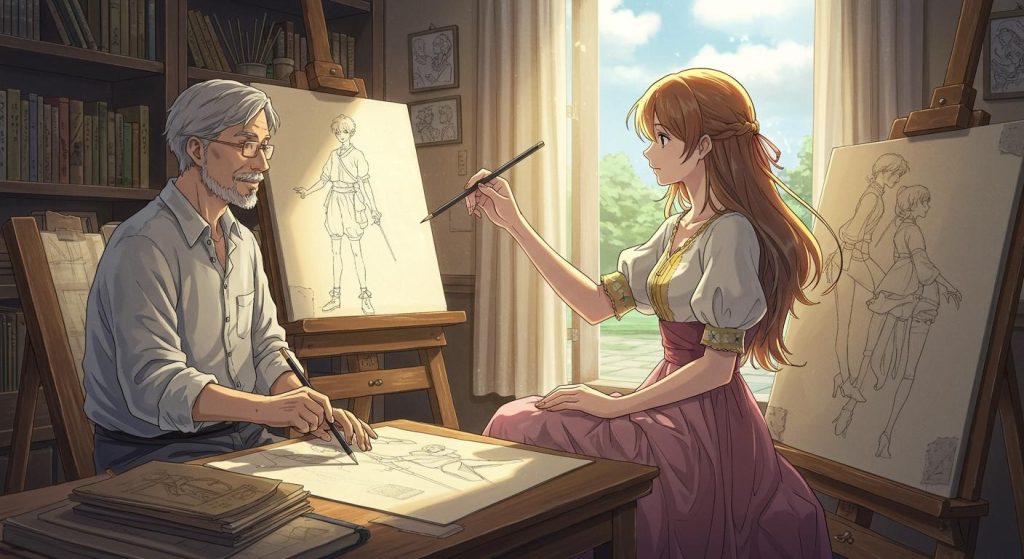 DVD와 함께하는 애니메이션 캐릭터 작화 기술