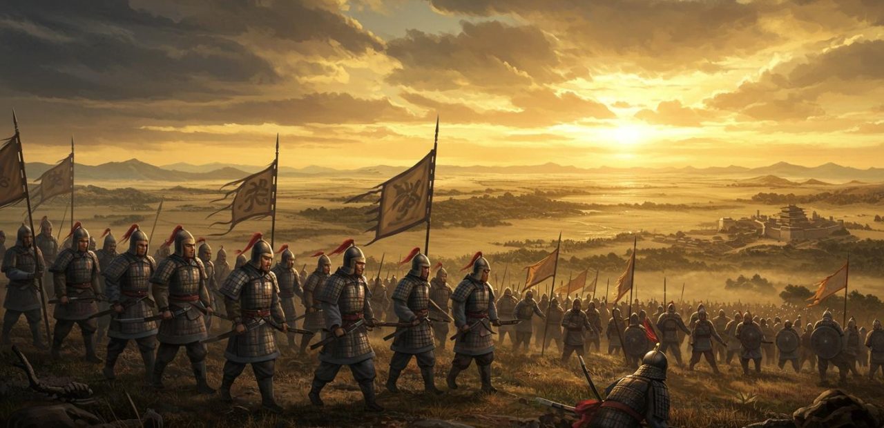 80. 진나라의 오 정벌 – 대군으로 오나라를 공격.