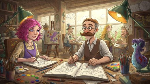 디지털 일러스트 캐릭터 채색 최강 사전,주식회사 레믹,실력파 프로 작가 10인의 68가지 채색 테크닉과 브러시 활용법 완전 정복