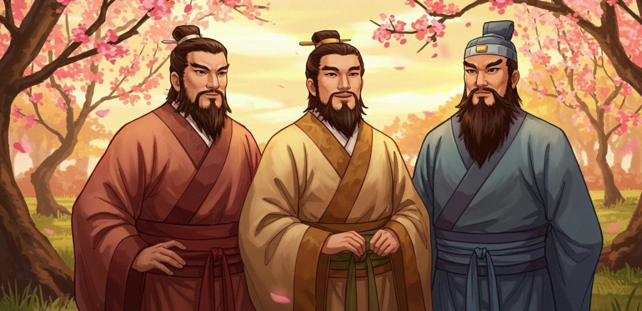 87. 유비·관우·장비의 의형제 맹세 – 도원결의로 시작된 인연.