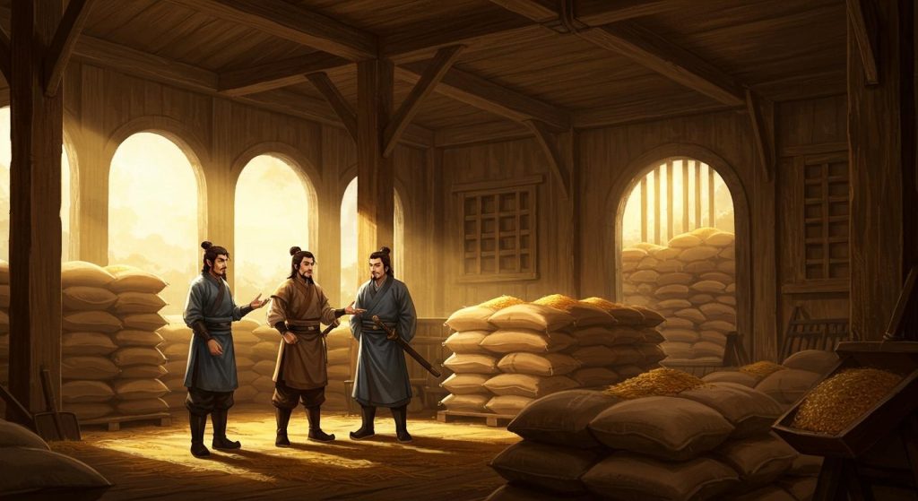 17. 조조의 군량 확보 – 조조가 곽가·순욱과 함께 기반을 다짐.