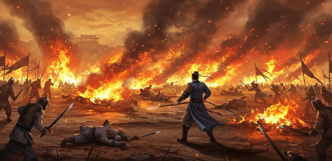 98. 육손의 불태우는 계책 – 이릉대전의 대승.