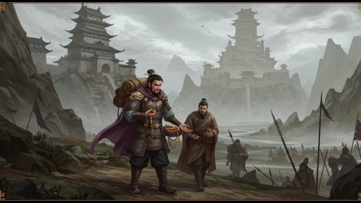 48. 유비의 백제성 퇴각 – 패배 후 뇌물에 의존하며 도망.