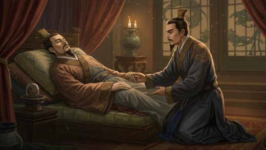 50. 제갈량의 충의 – 임종 자리에서 유비가 제갈량에게 어린 아들 맡김.