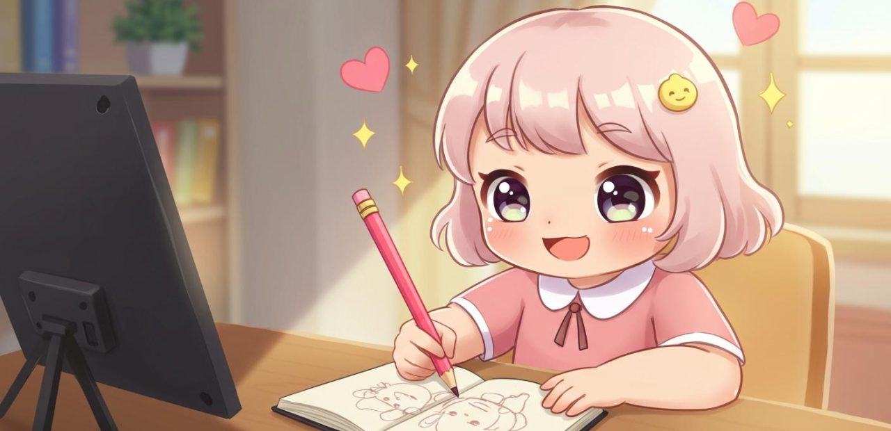 카와이 센세의 인물 쉽게 그리는 방법,카와이 센세,일본 인기 크리에이터들이 알려주는 누구나 쉽게 시작하는 드로잉 가이드