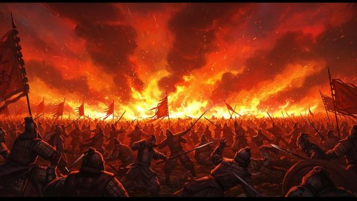 47. 이릉대전 – 육손의 불태우는 계책으로 유비군 대패.