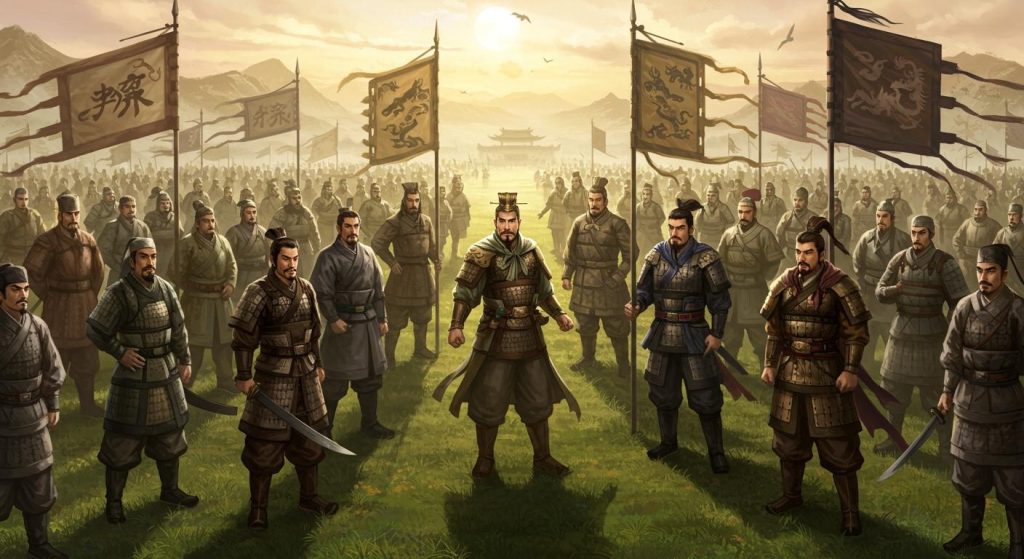 4. 연합군의 결성 – 원소를 중심으로 제후들이 동탁 토벌군을 조직.