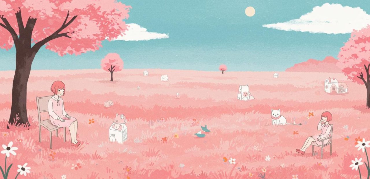 핑크 PINK,오카자키 교코,만화를 문학으로 만들었다고 평가받는 뉴웨이브 만화가의 대표작