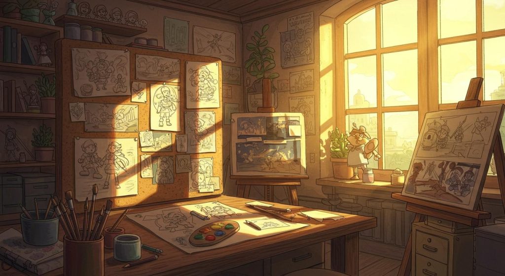 애니메이션 동작연출 드로잉 워크북