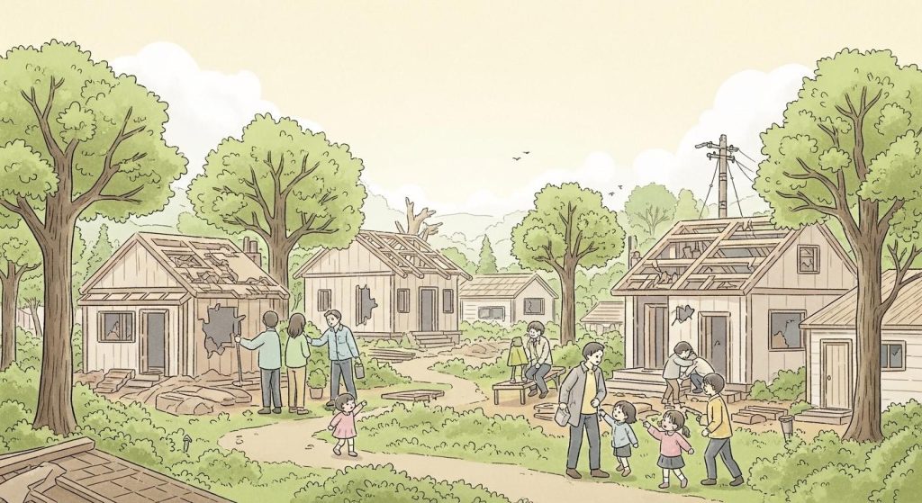 먼지가 가라앉은 뒤 : 재난 복구 전문가가 전하는 삶과 희망