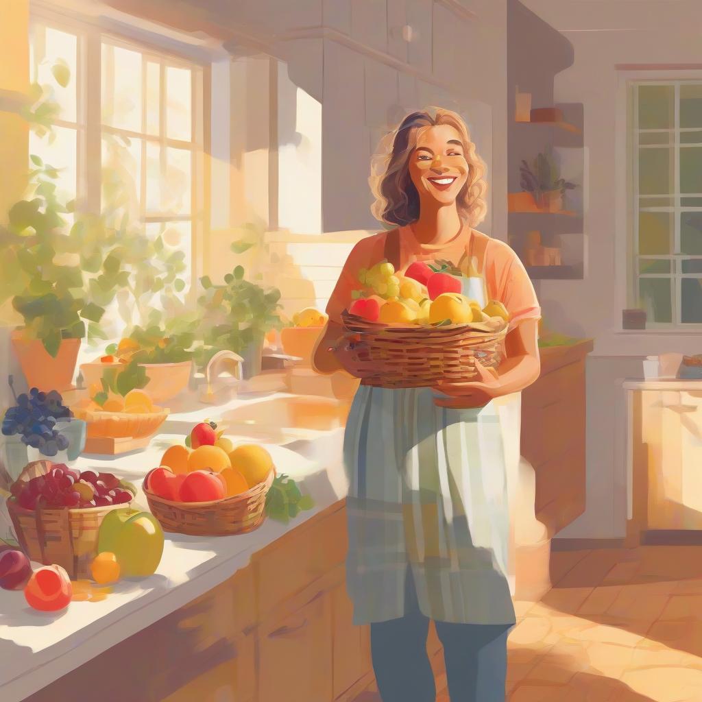 아침 과일 습관