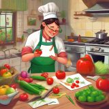 제철의 셰프 (그림엽서 뒷면에 적은 1년치 제철 레시피)