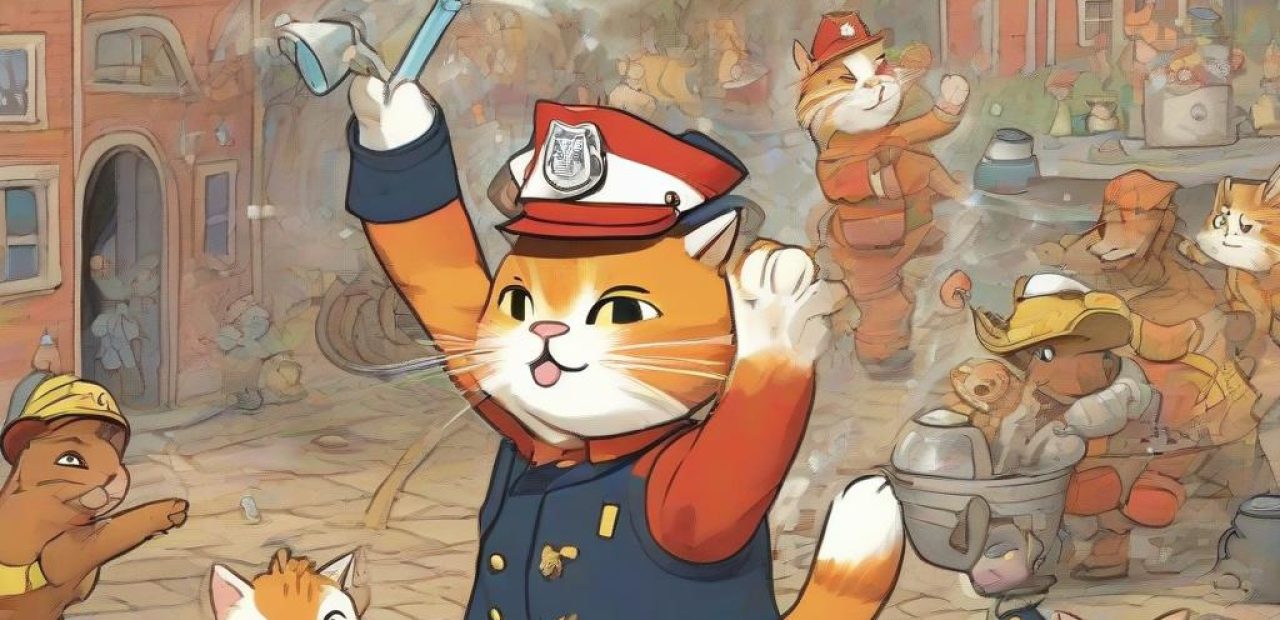 소방관 고양이 초이